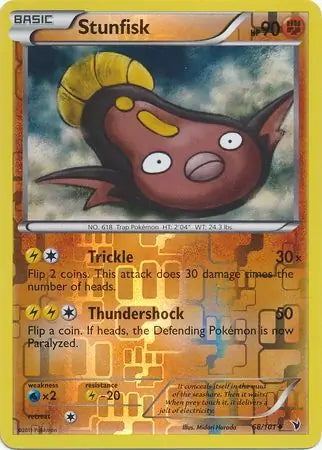Noble Victories Stunfisk #68/101 reverse holo